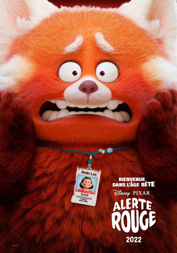 affiche alerte rouge pixar