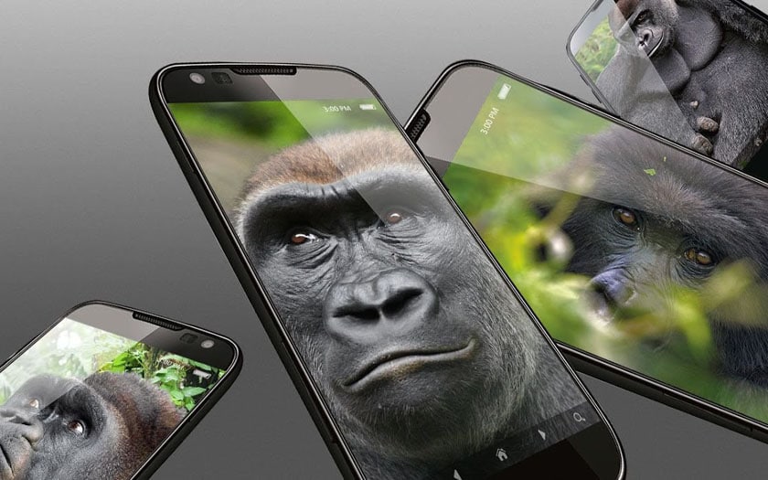 corning gorilla glass  DX et DX+
