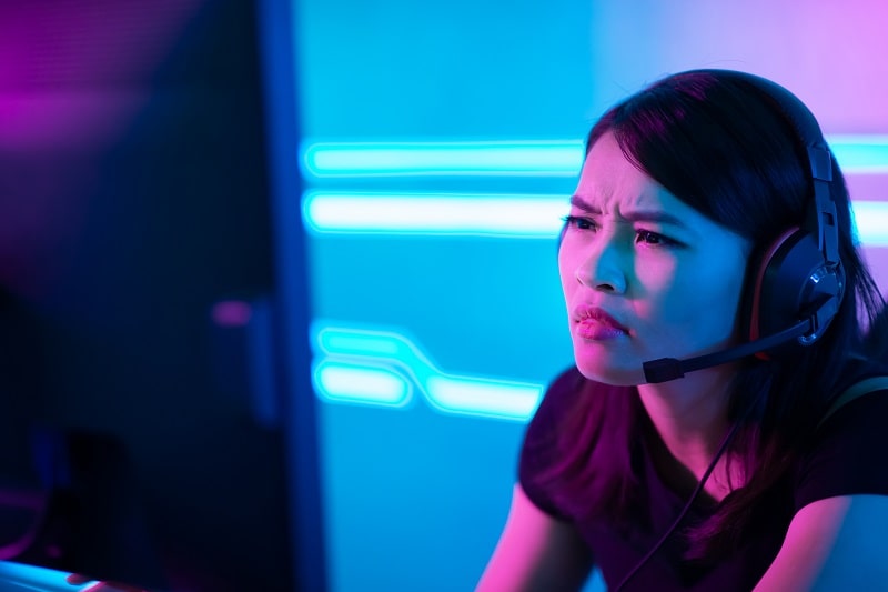 gamer furieux