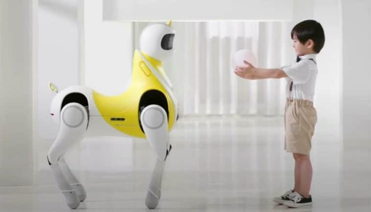 Le robot intelligent licorne de XPeng