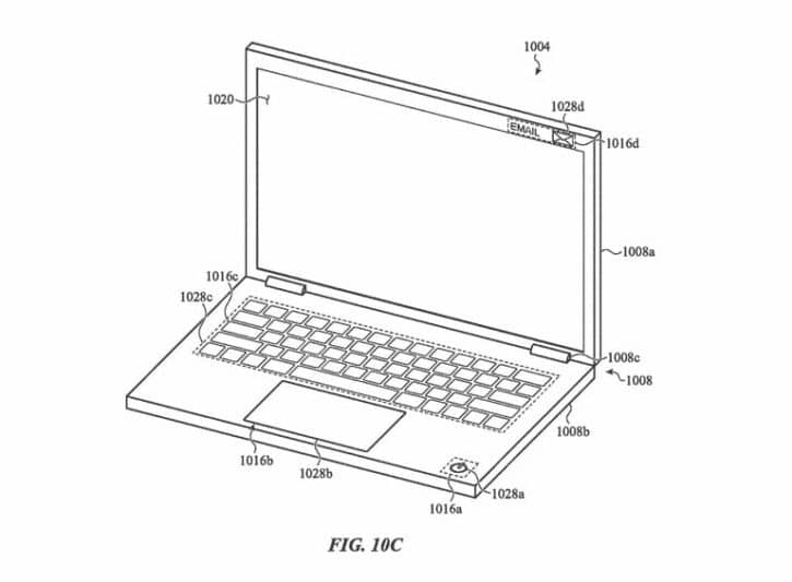 brevet apple macbook tactile