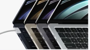 laptop apple macbook air 2022 annoncé pendant la conférence WWDC 2022