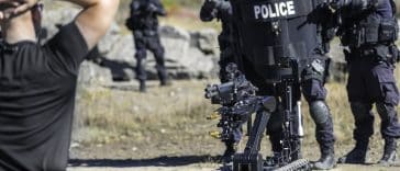 robot pouvant tuer durant un exercice de la police américaine