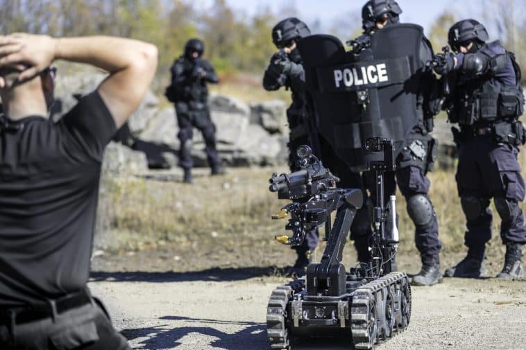 robot pouvant tuer durant un exercice de la police américaine