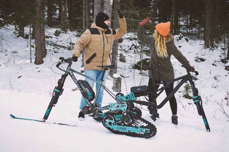 vélo électrique moto neige