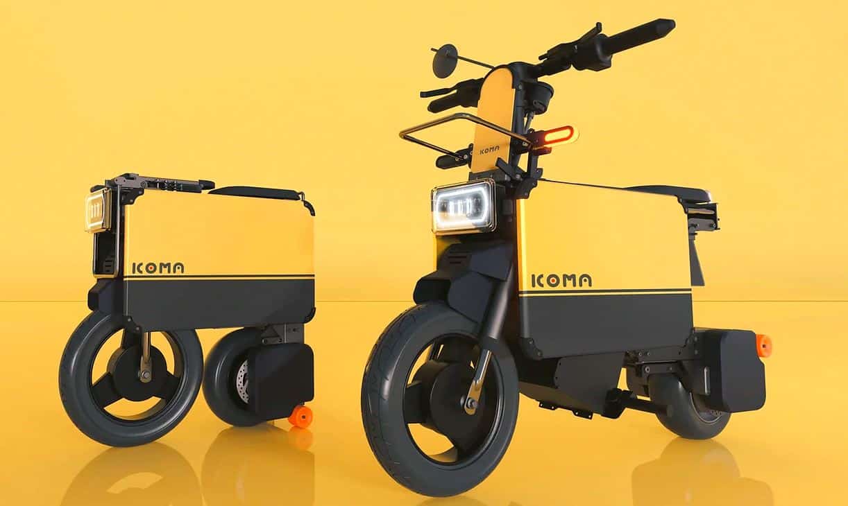 moto électrique pliable valise