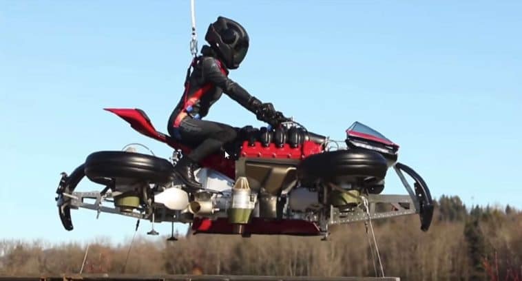 moto électrique volante