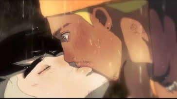 naruto et sasuke s'embrassent dans un clip musical