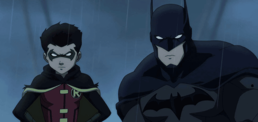 Batman et Robin dans le film d'animation Son of Batman (2014)