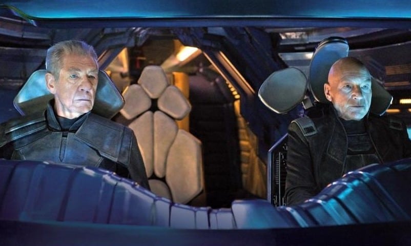 Magneto et Professeur X dans X-Men: Days of Future Past (2014)