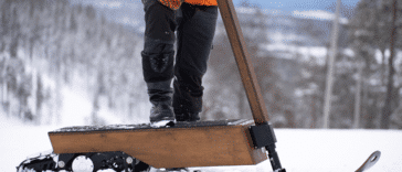 snowscoot en bois