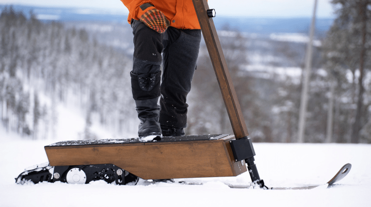 snowscoot en bois