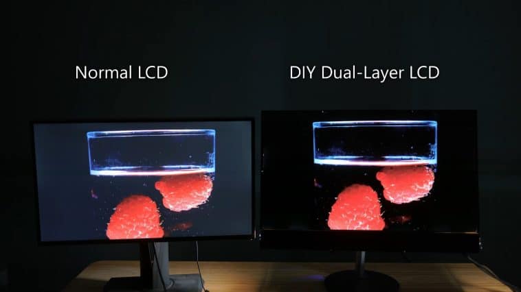 Comparaison d'un écran LCD et de l'écran double-LCD de DIY Perks