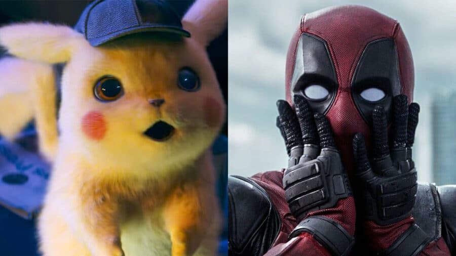 Pikachu et Deadpool, deux personnages incarnés par Ryan Reynolds