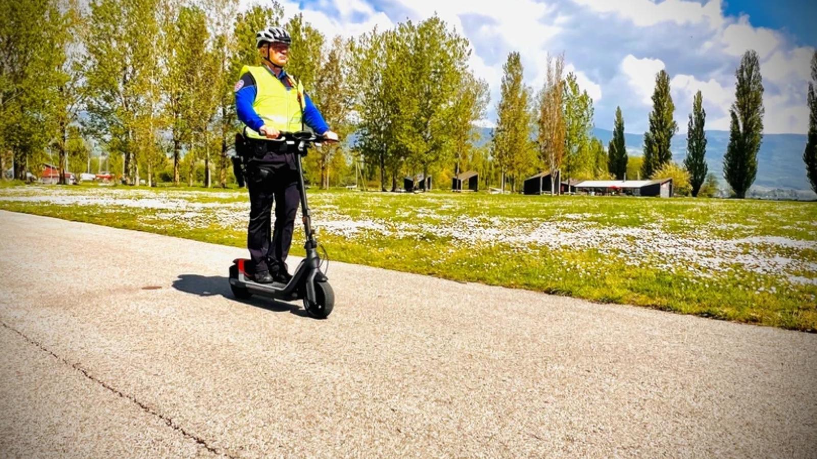 police trottinettes électriques