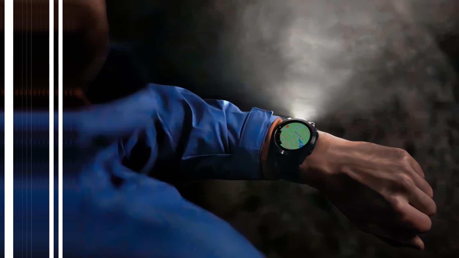 Montre connectée Garmin Fenix 7S Solar Gray avec bracelet silicone