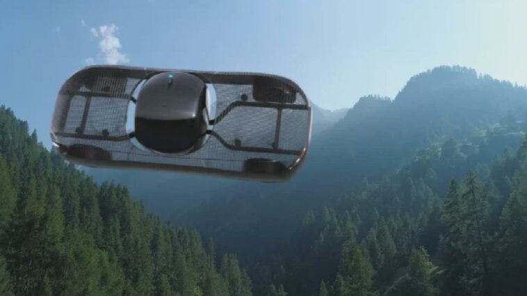 incroyable voiture électrique volante