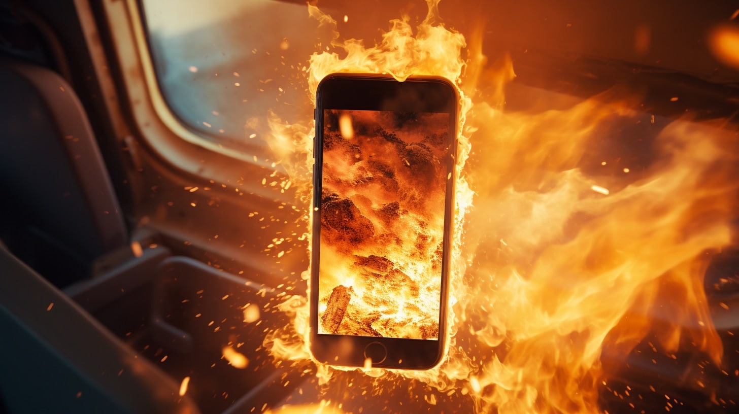 smartphone feu air france