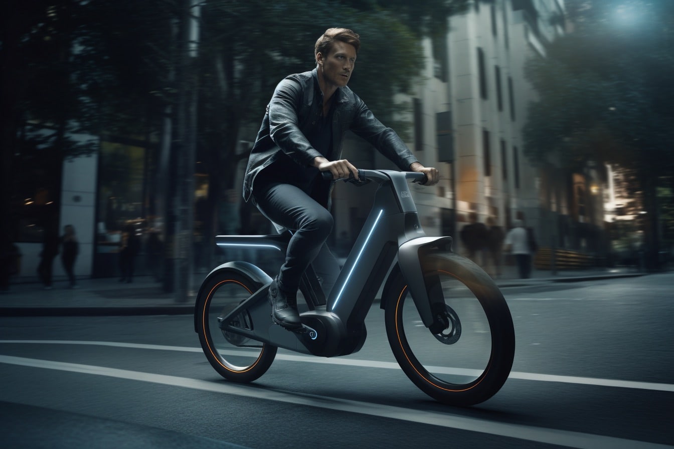 vélo électrique contrôlé par la voix