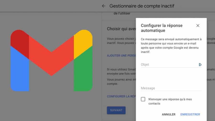 compte gmail 3 mois