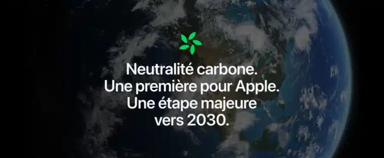 apple neutralité carbone