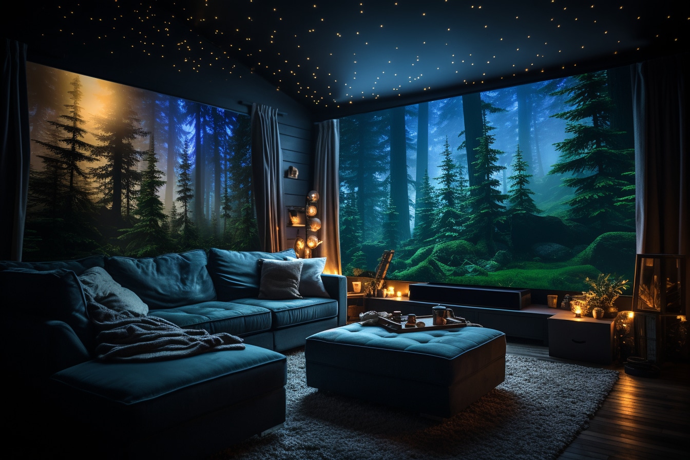 Connexion et paramétrage du projecteur du Home Cinéma