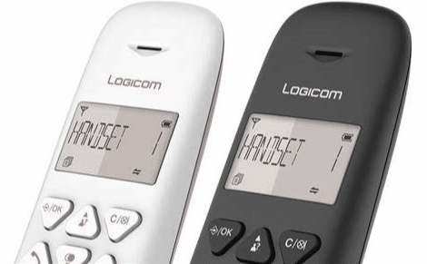 Téléphone fixe sans fil Logicom VEGA 150 Aubergine