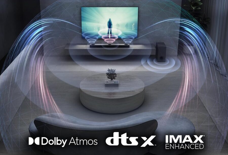 Barre de son LG S80QR Dolby Atmos et DTS:X Puissance audio 620W