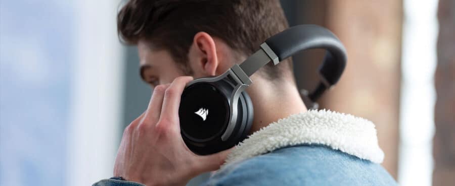 Casque gaming Corsair Virtuoso RGB Son surround 7.1 haute fidélité Microphone amovible qualité studio