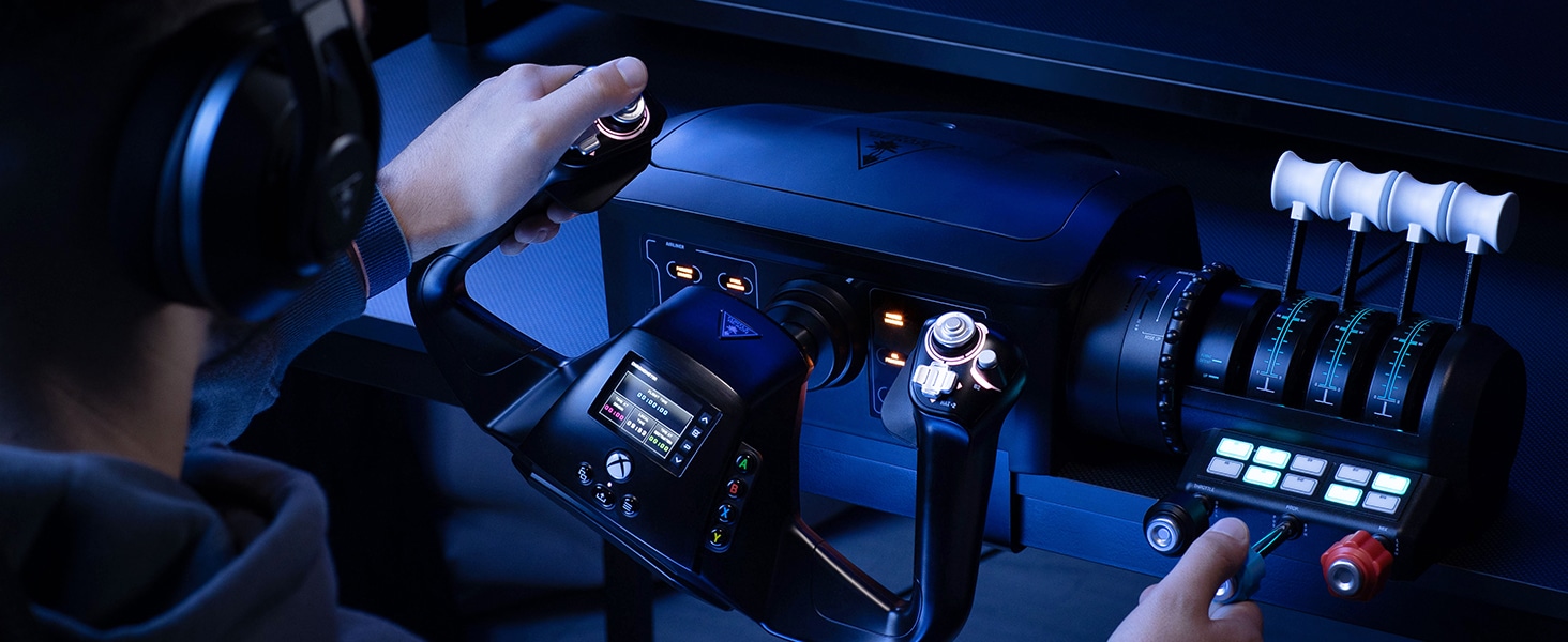 Simulateur de vol, Turtle Beach VelocityOne Flight, Contrôle universel Xbox, Expérience de vol immersive
