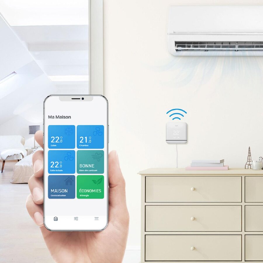 Thermostat intelligent Tado Climatisation connectée Domotique énergétique Réduction éco-contribution