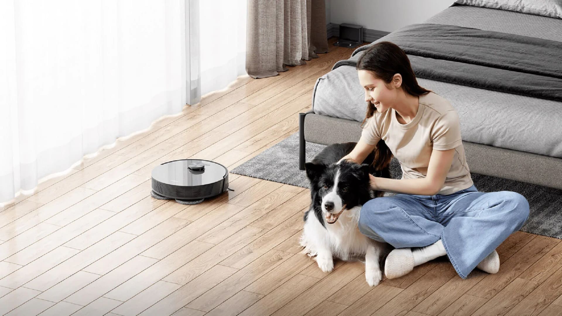 Aspirateur robot Dreame Aspiration puissante et lavage