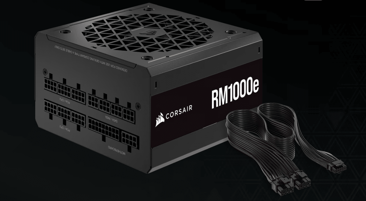 Alimentation PC, Corsair RM1000e, promotion