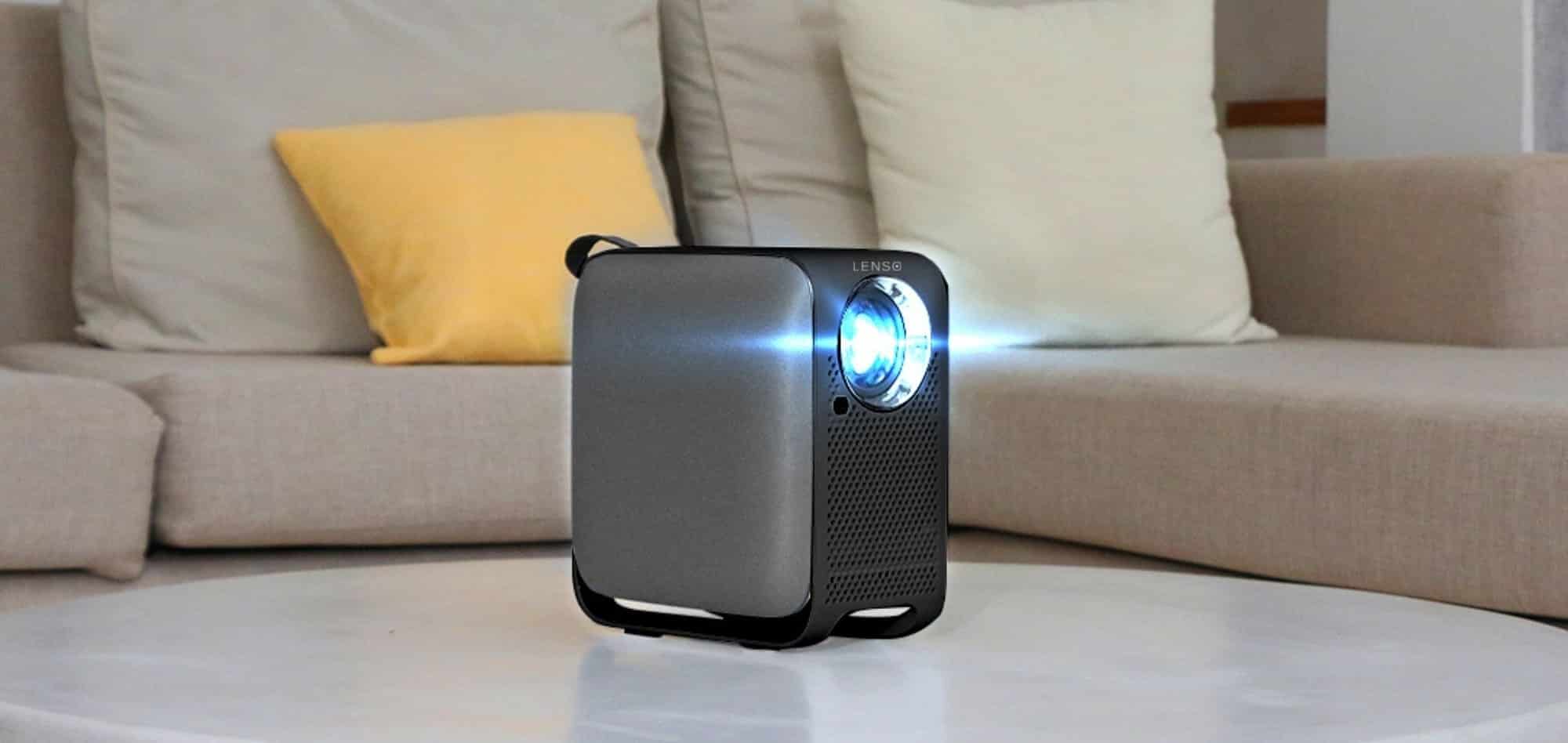 mini projecteur, Lenso Solar, qualité d'image HD, expérience cinématographique, connectivité avancée