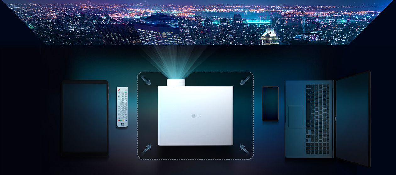 Vidéoprojecteur laser 4K LG ProBeam BU50NSTHome cinéma haute qualité