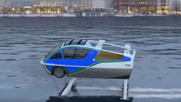 voiture-bateau électrique