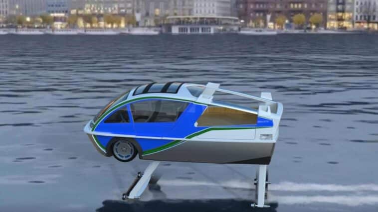voiture-bateau électrique
