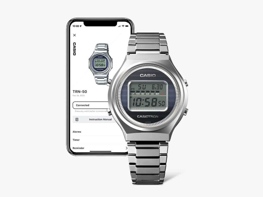 Casio TRN-50 : Réédition Collector pour 50 ans de la Casiotron