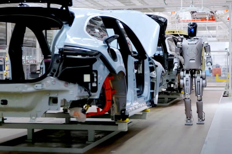 Travailleurs d'acier : Les robots humanoïdes débarquent chez Mercedes