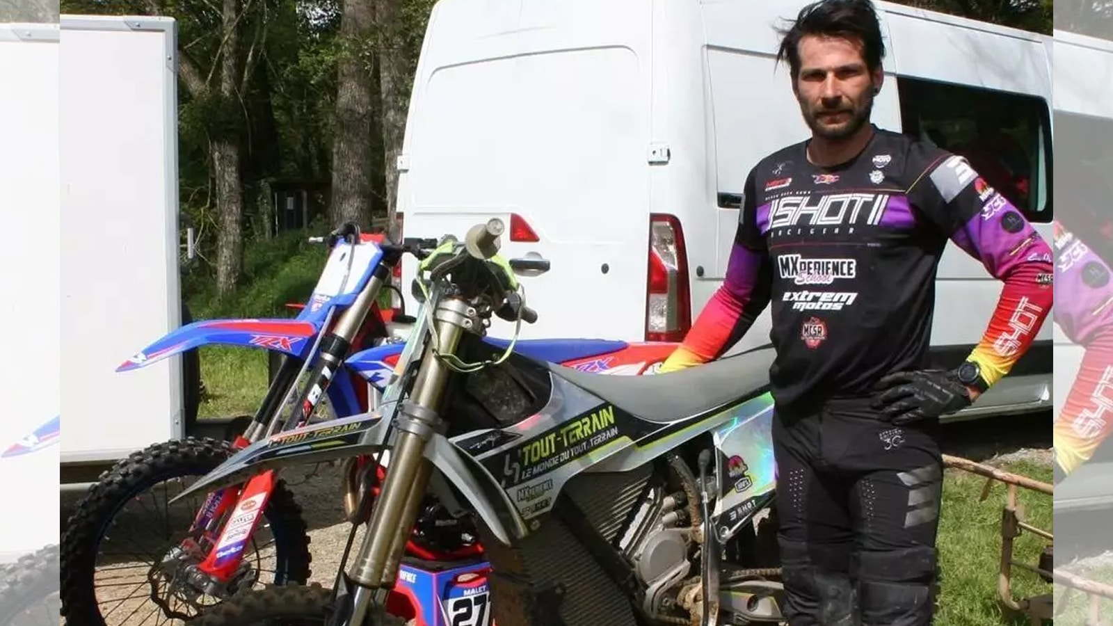 Brice Malet moto-cross électrique