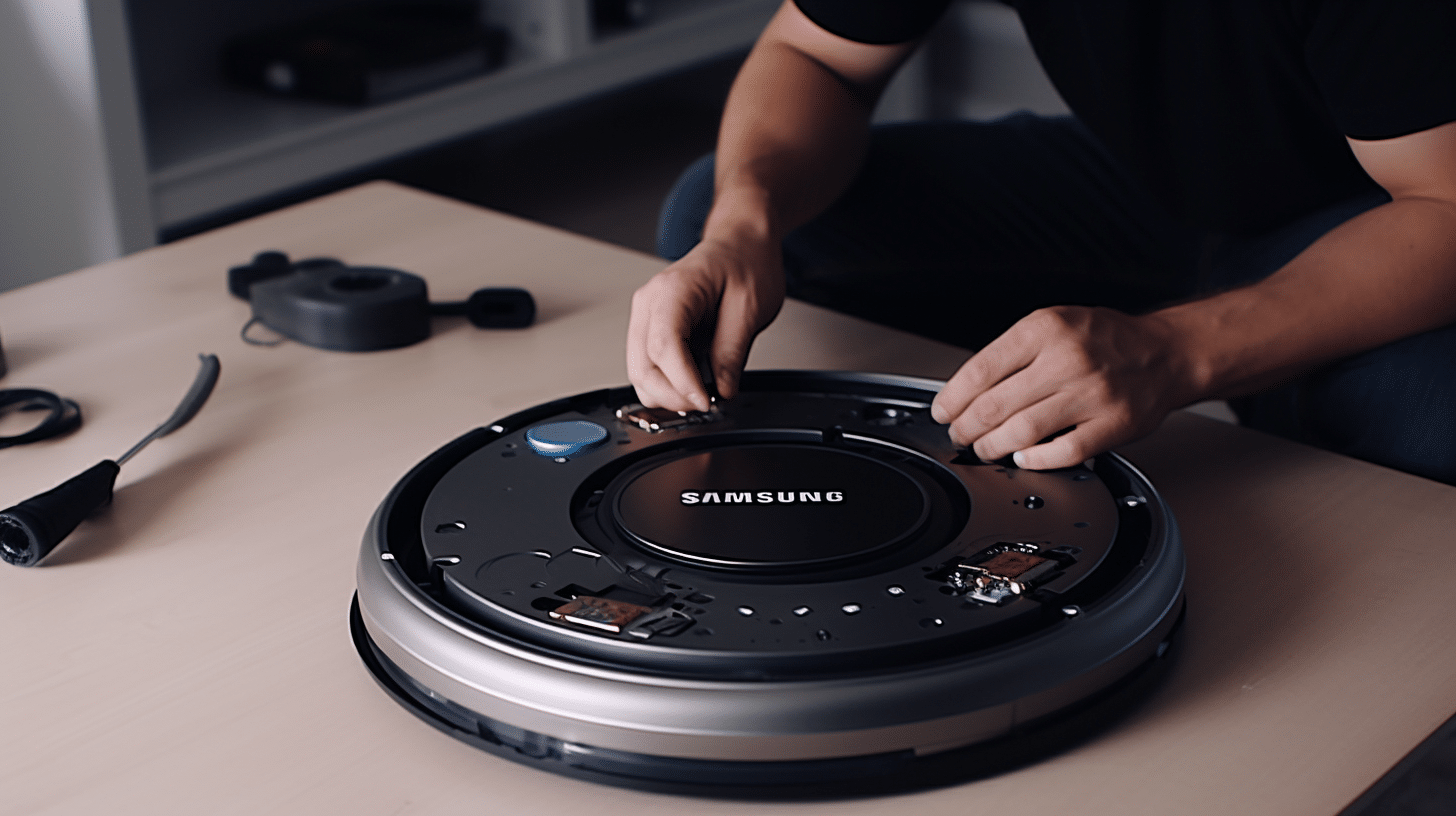 comment reparer l'aspirateur robot samsung sr8759