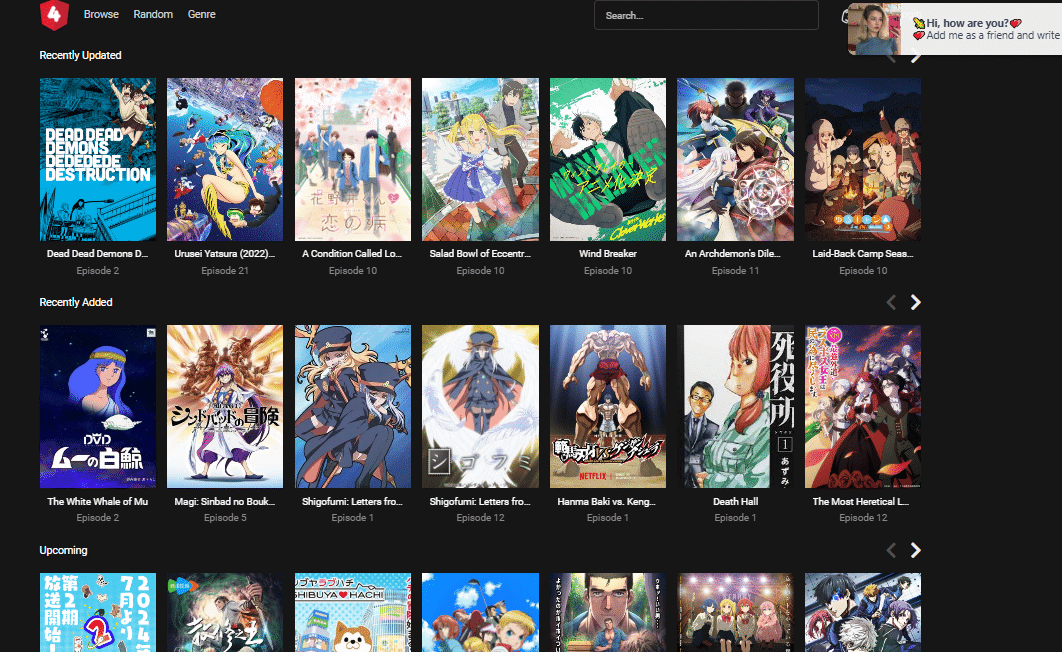 Fans de streaming ? Voici l #39 URL pour accéder à 4anime