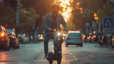 drogue et scooter électrique
