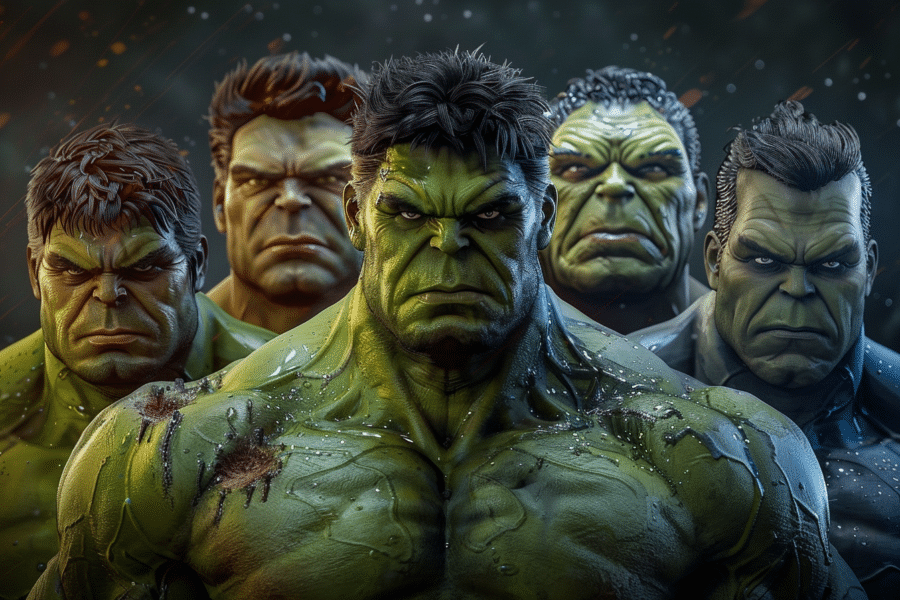 L'évolution des acteurs interprétant Hulk au cinéma