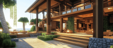 maison minecraft