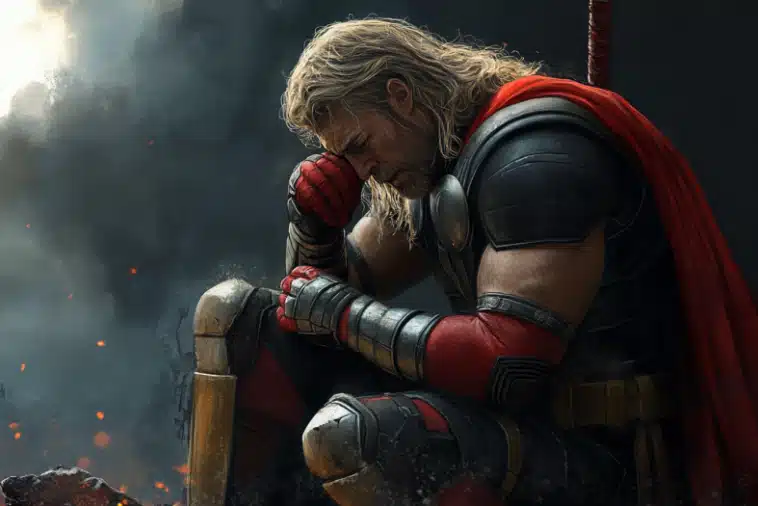 Thor pleure Deadpool