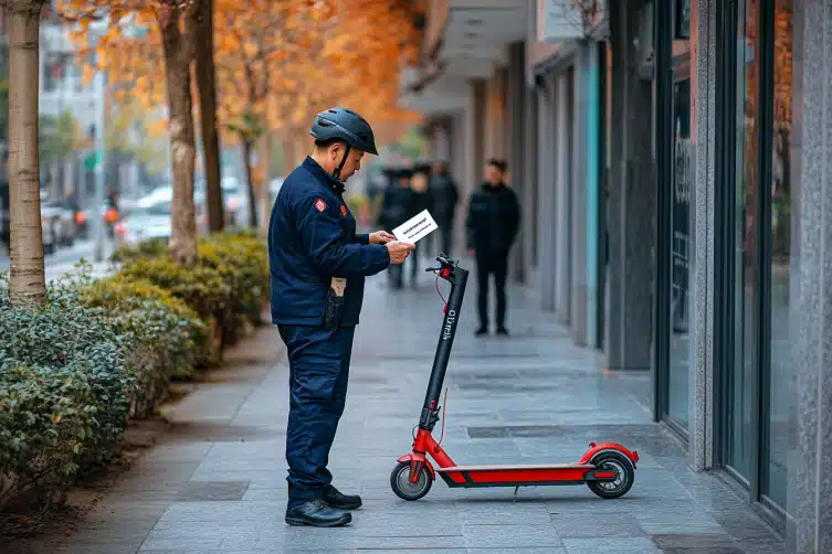 Circuler à trottinette électrique sans assurance à Tours vous expose à une amende