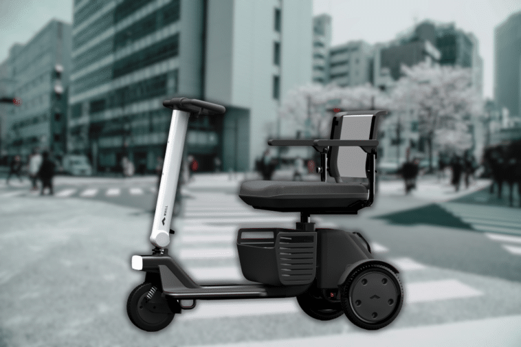 Un scooter électrique adapté aux besoins des personnes âgées