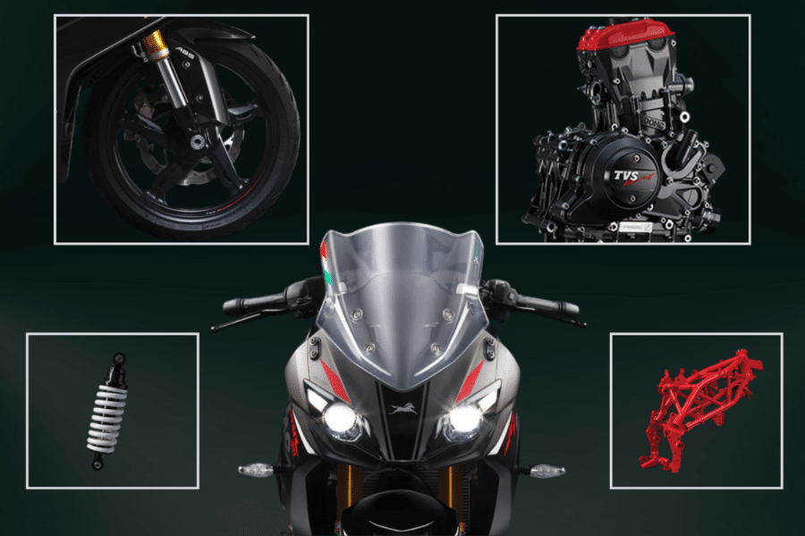 La nouvelle TVS Apache RR 310 aperçue et devrait surpasser KTM, Kawasaki et Yamaha !