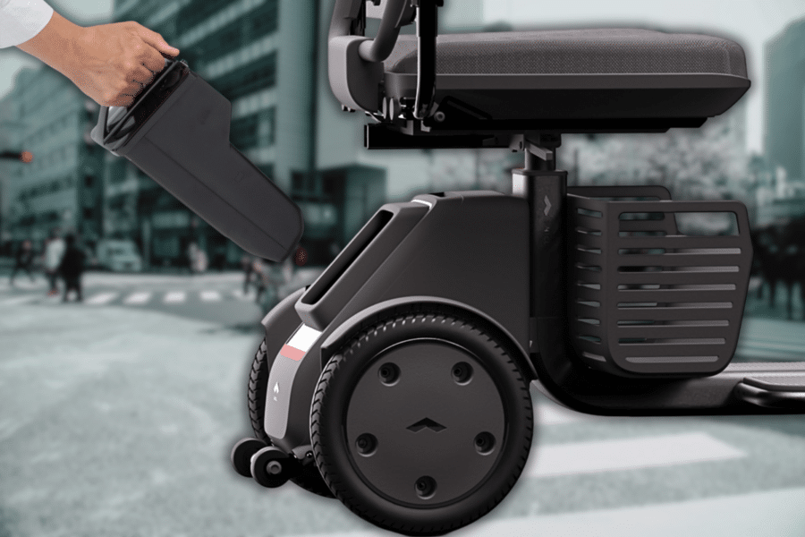 Un scooter électrique adapté aux besoins des personnes âgées